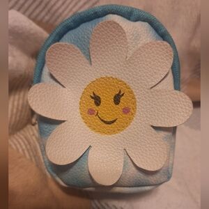 Blue and White Floral Coin Purse